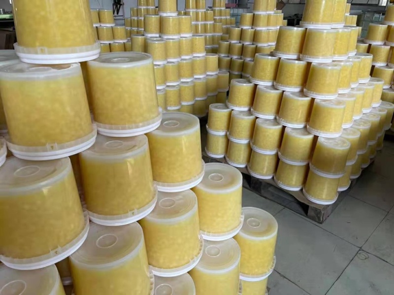 广州迈阿蜜菠萝果馅桶装标准甜度高温加工