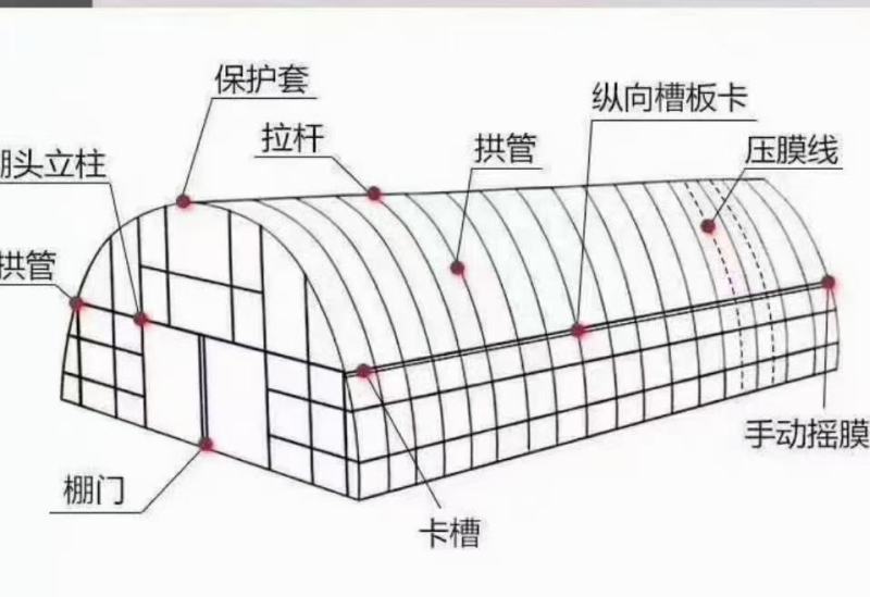 专业生产各种规格新型养殖大棚含覆盖包建全国发货