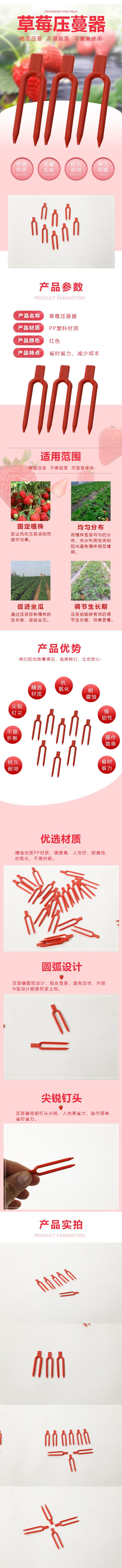 草莓西瓜压蔓叉月季多肉压蔓器