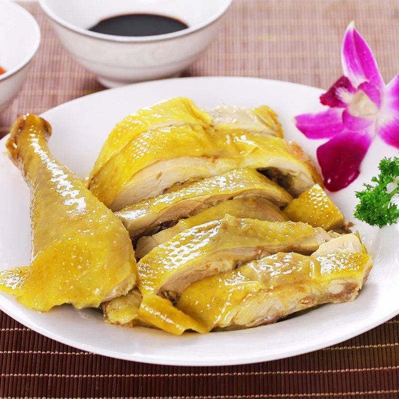 广东梅州客家盐焗鸡整只手撕鸡盐水鸡白切鸡肉类熟食卤味零食