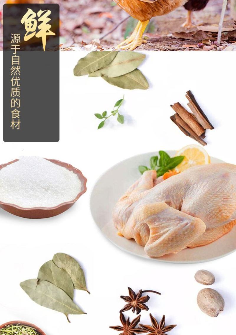 广东梅州客家盐焗鸡整只手撕鸡盐水鸡白切鸡肉类熟食卤味零食