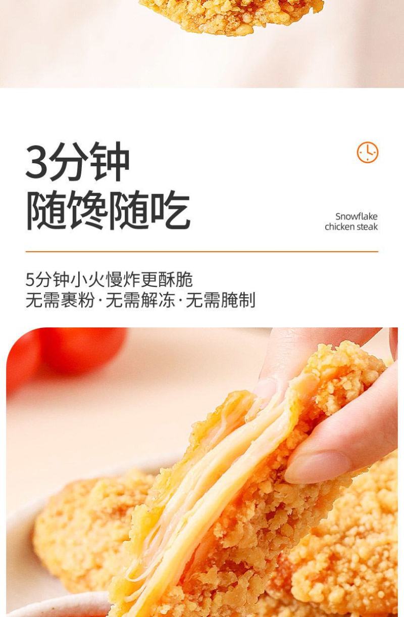 【包邮热卖中】热销4斤20片半成品炸鸡肉大鸡排工厂