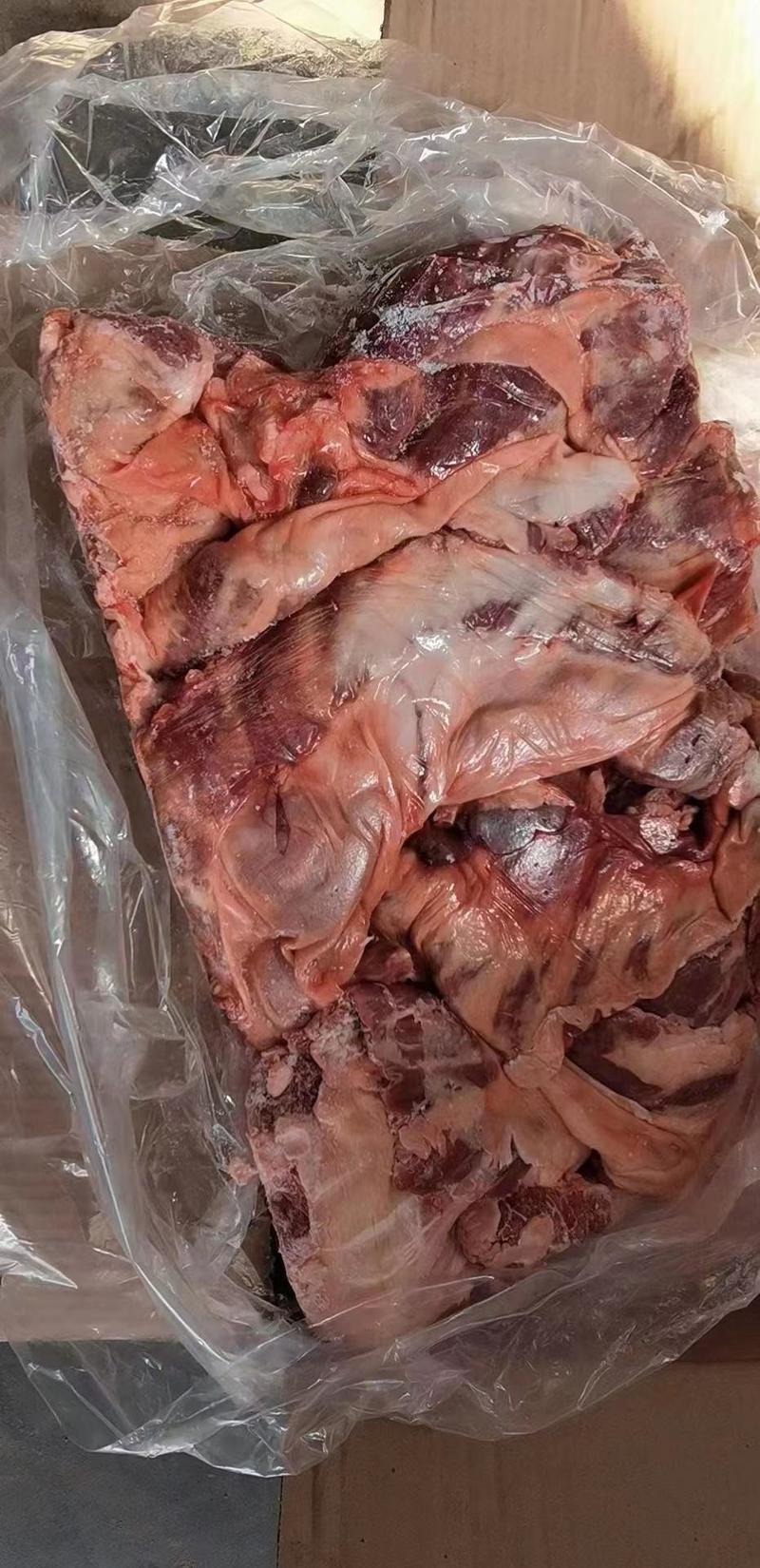 猪连肝肉护心肉罗根肉罗隔肉横膈膜新鲜冷冻
