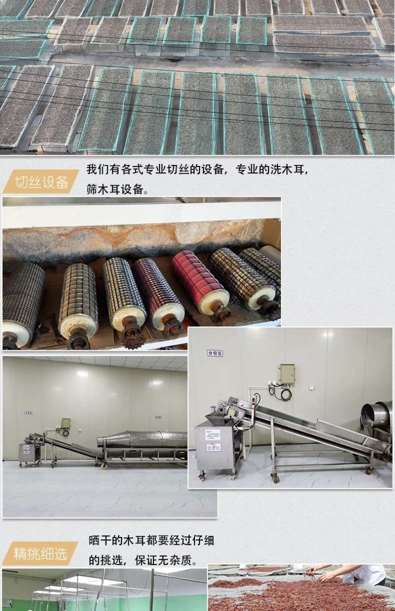 干木耳丝批发无根肉厚螺蛳粉厂家直发