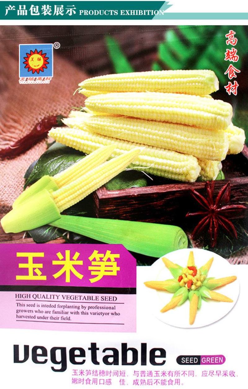 现摘甜玉米笋无农药迷你小玉米笋水果玉米新鲜沙拉食材包邮。