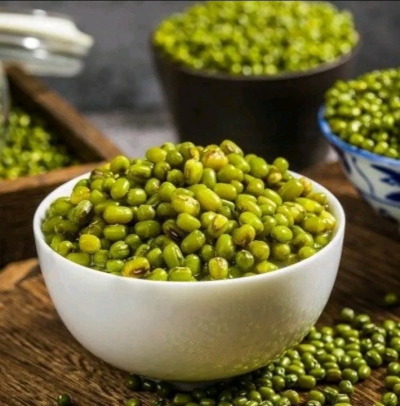 明绿豆油绿豆清火降温营养丰富易煮开花口感好