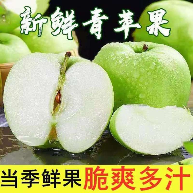优质青苹果早熟大量上市甘甜可口一件代发全国发货