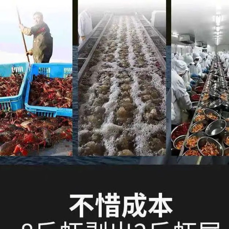【龙虾尾】批发新鲜虾尾无冰衣龙虾尾龙虾球冷冻发出包邮