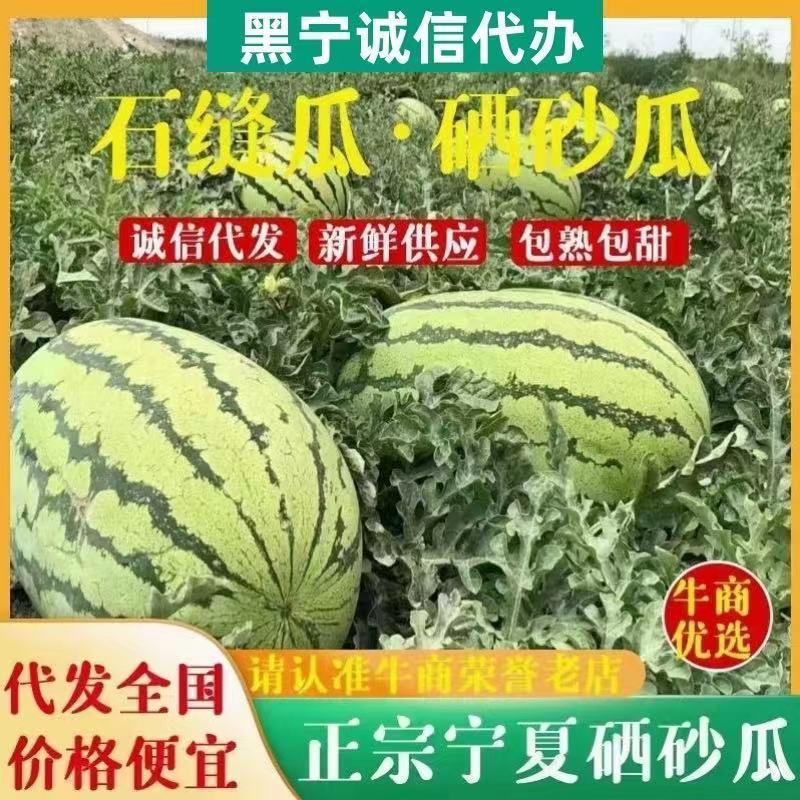 【推荐】宁夏西瓜宁夏量大从优包熟包甜欢迎来电咨