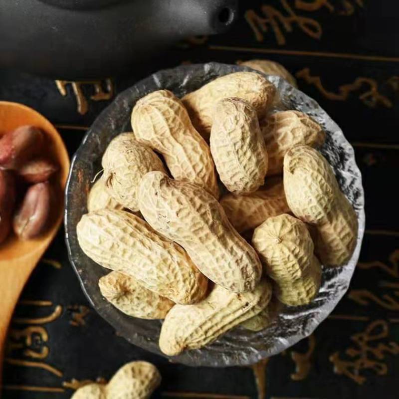 产地【原味炒熟花生】铁锅炒花生带壳熟花生多规格包邮