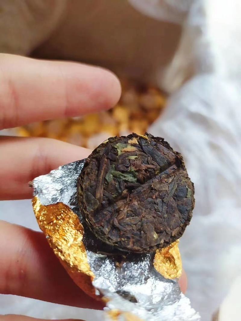 古茶帮糯米香普洱茶熟茶1斤共2罐龙马古茶帮普洱茶林老根茶