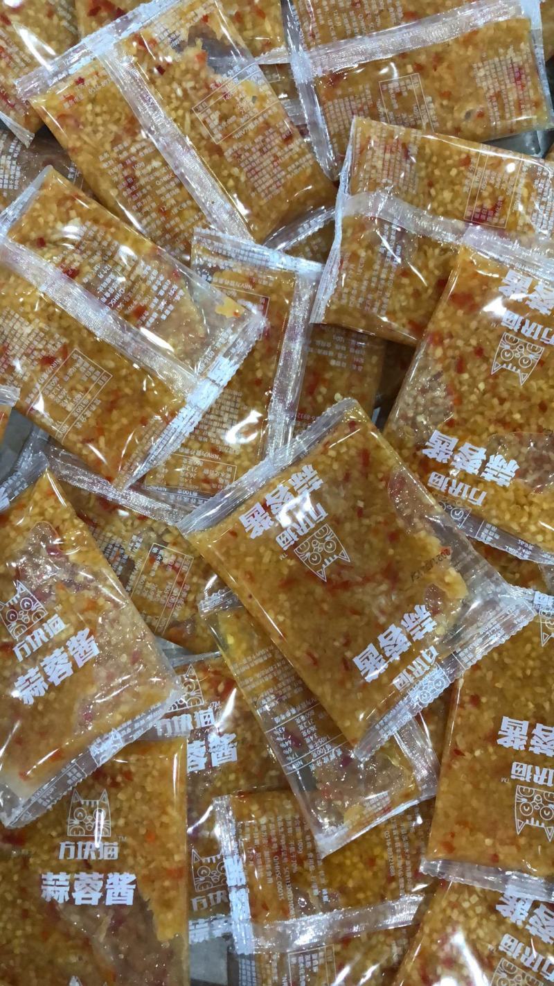 蒜蓉酱蒜泥烤生蚝香辣蒜蓉粉丝扇贝烤蒜泥酱蒸海鲜蒜蓉酱