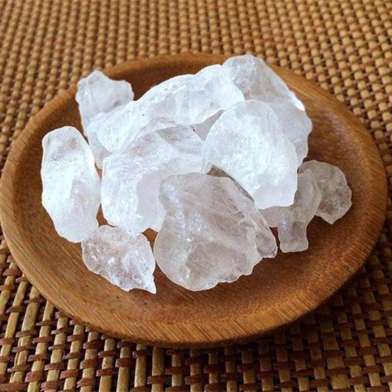 明矾净水用井水白矾药用白凡食用明矾粉食品级泡脚正品明矾块