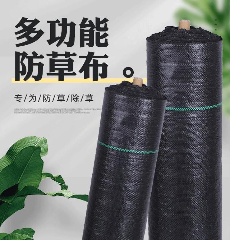 防草布除草布农用果树果园大棚可抗老化耐用渗水保湿黑色地膜