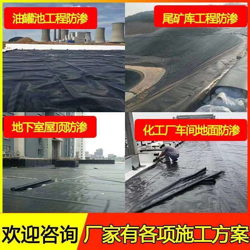 鱼塘防渗膜塑料薄膜防水膜加厚防漏膜池塘防水布鱼池膜专用土