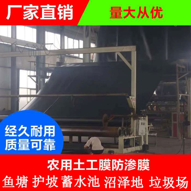 鱼塘防渗膜塑料薄膜防水膜加厚防漏膜池塘防水布鱼池膜专用土