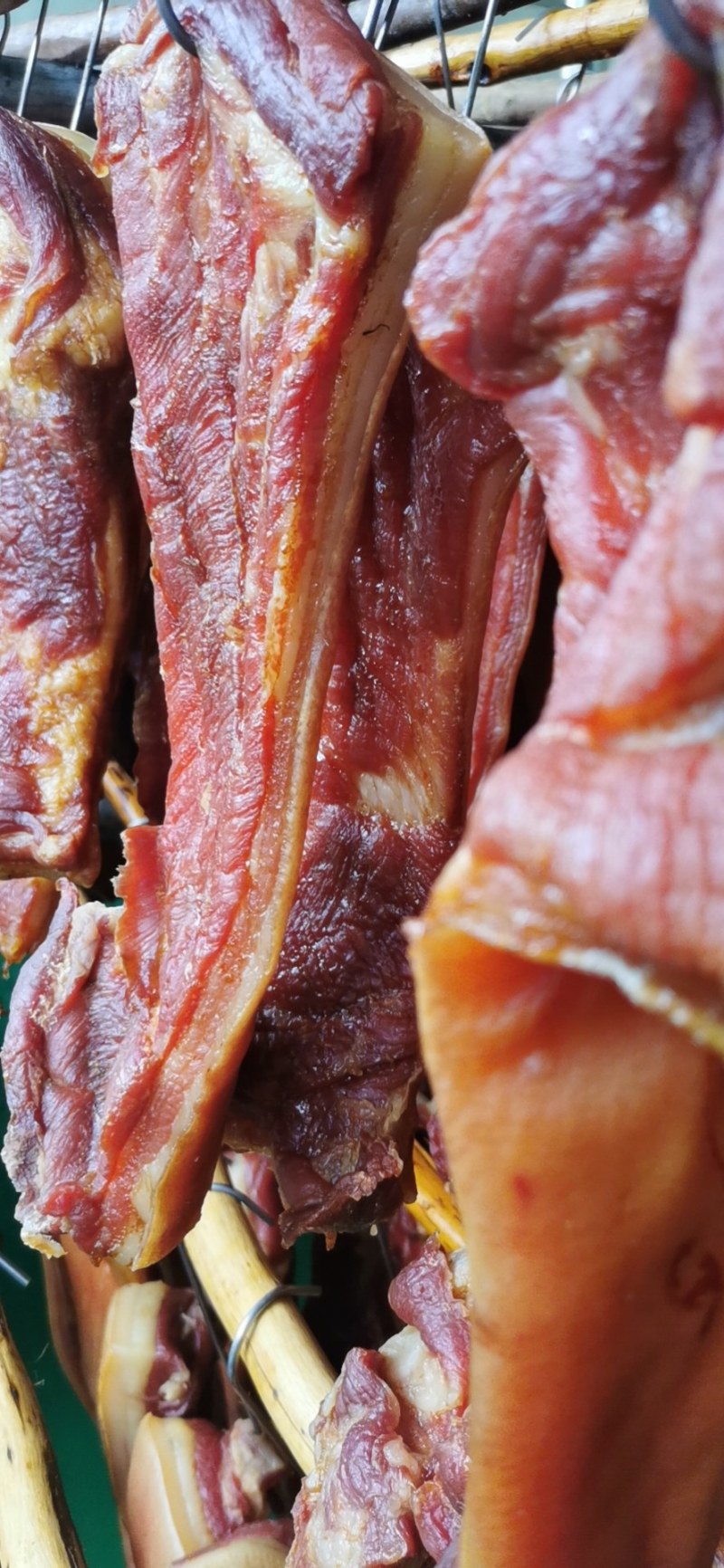 腊肉，烟熏腊肉，烟熏二刀肉，云南风干肉