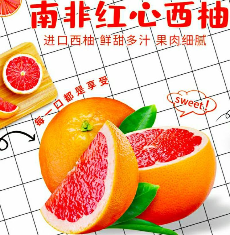 正宗南非红心西柚当季节新鲜水果果肉红润酸甜多汁爽口