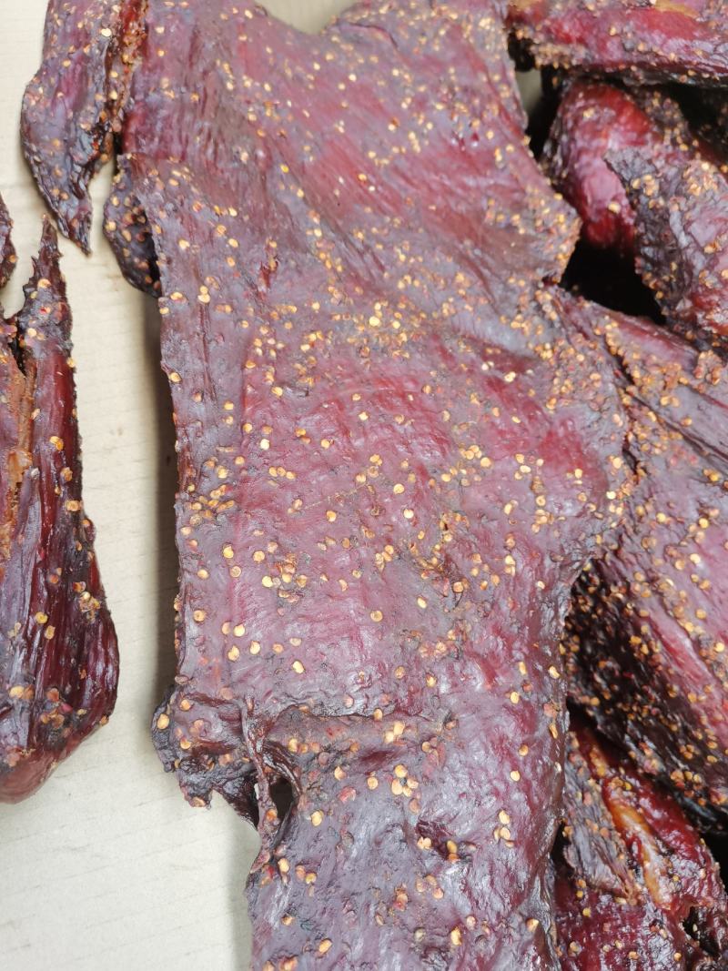 跑江湖地摊展会热卖牛肉味大块肉酱香肉麻辣大块肉五香大块肉
