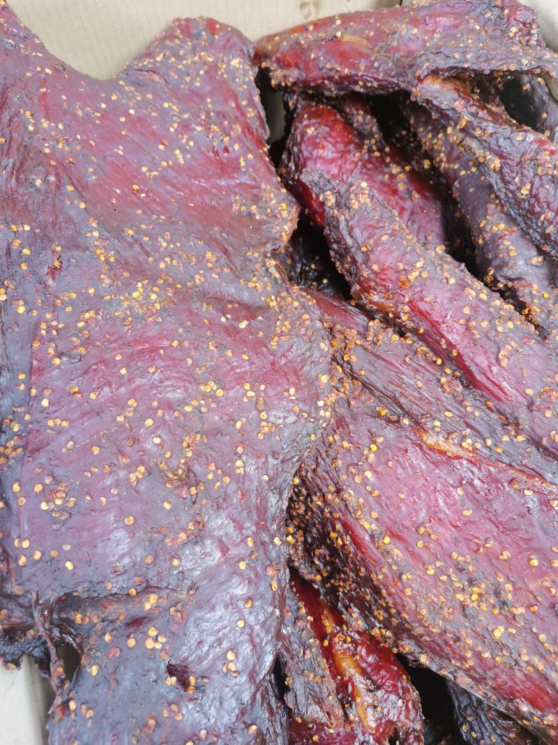 跑江湖地摊展会热卖牛肉味大块肉酱香肉麻辣大块肉五香大块肉
