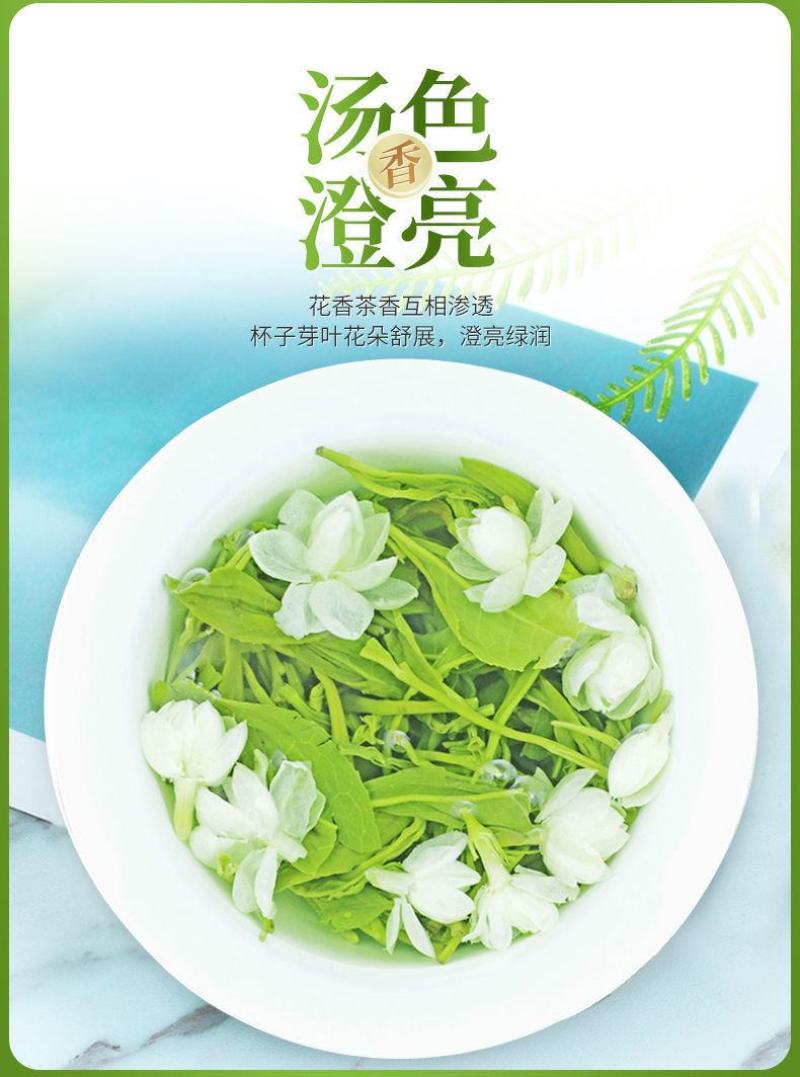 花茶叶茉莉花茶特级浓香型茉莉花花茶横县新茶袋装散
