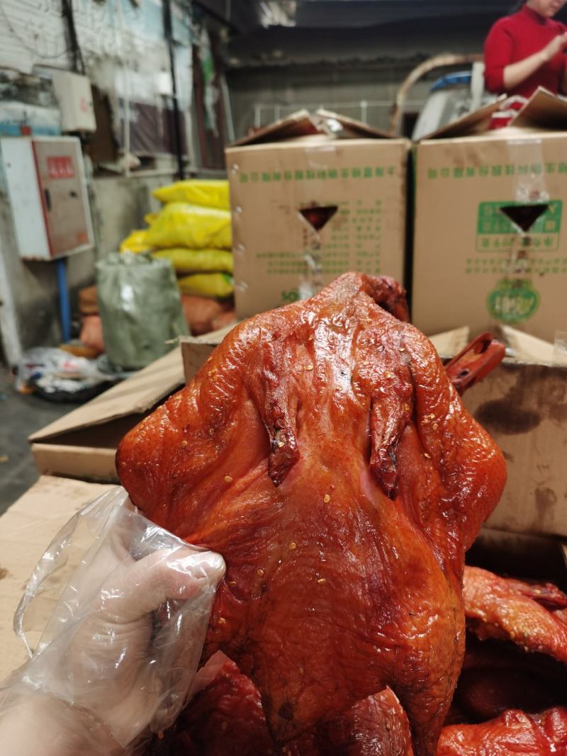 跑江湖地摊展会卤肉店凉菜店热销烟熏板鸭芝麻鸭卤板鸭九尺板