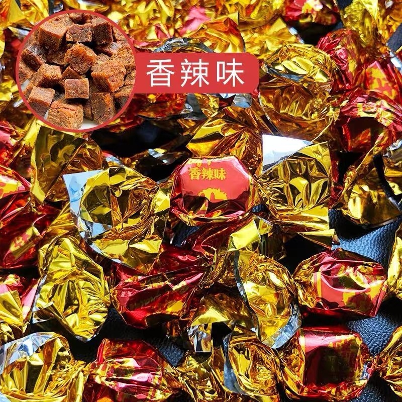 四川特产牛肉粒麻辣五香牛肉粒休闲食品一首货源