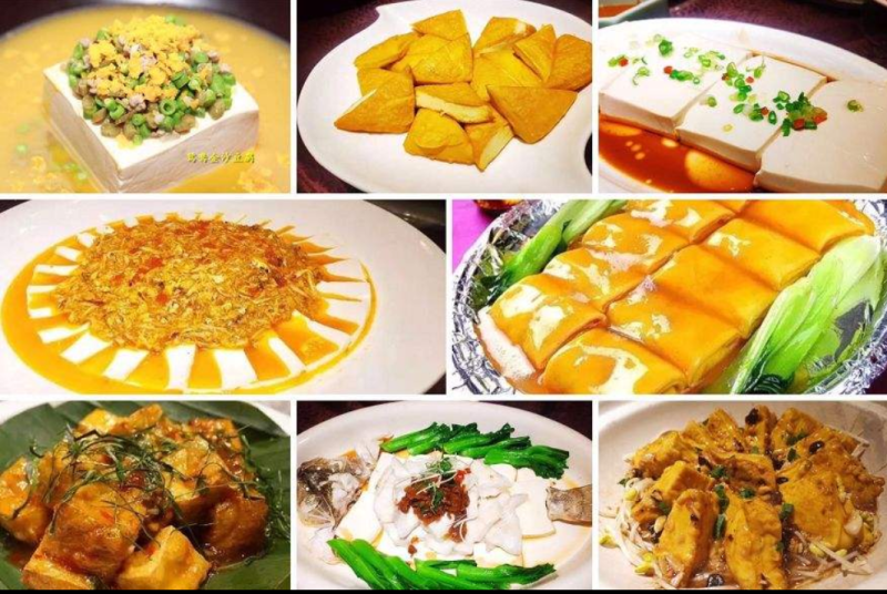 九龙黄金豆腐，山泉水制作，囗感嫩滑，豆香盈口！