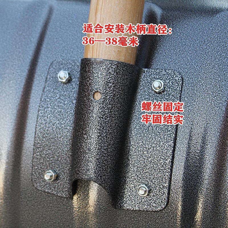 铲子多功能大号带轮子除雪推雪板锰钢加厚铲粮食清粪便锹铲雪