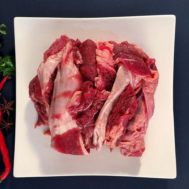 新鲜去骨羊腿肉4斤内蒙绵羊肉微调理清真烧烤现宰羔羊肉包邮