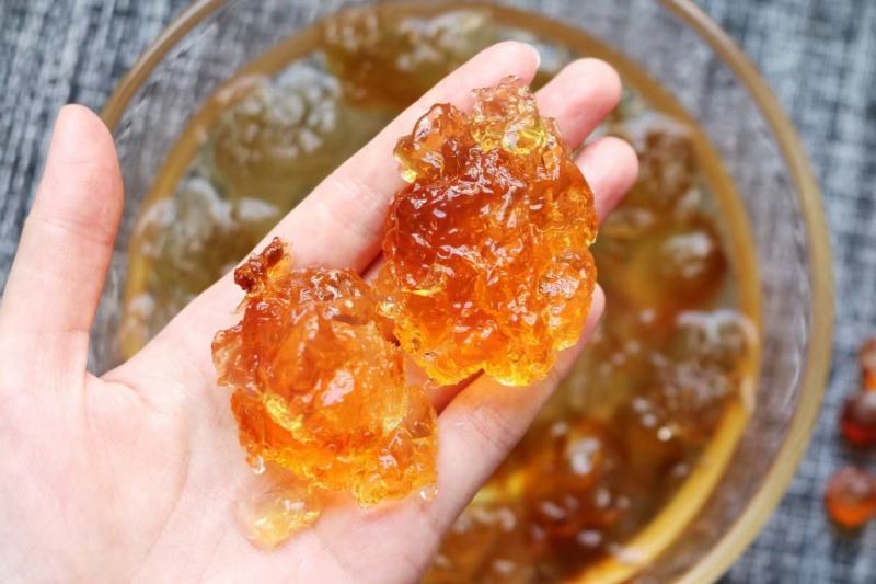 广州人精品钻石桃胶中大颗粒桃胶