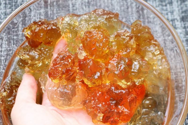 广州人精品钻石桃胶中大颗粒桃胶