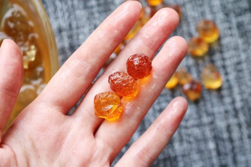 广州人精品钻石桃胶中大颗粒桃胶