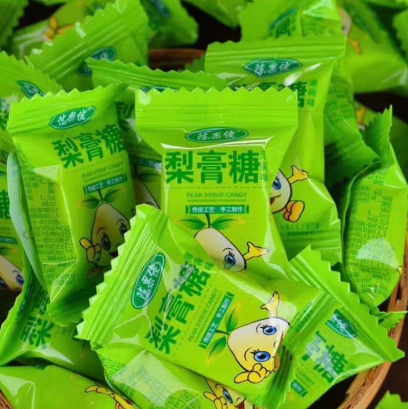 百草梨膏糖甘草冰含片颗粒包装梨膏糖热卖