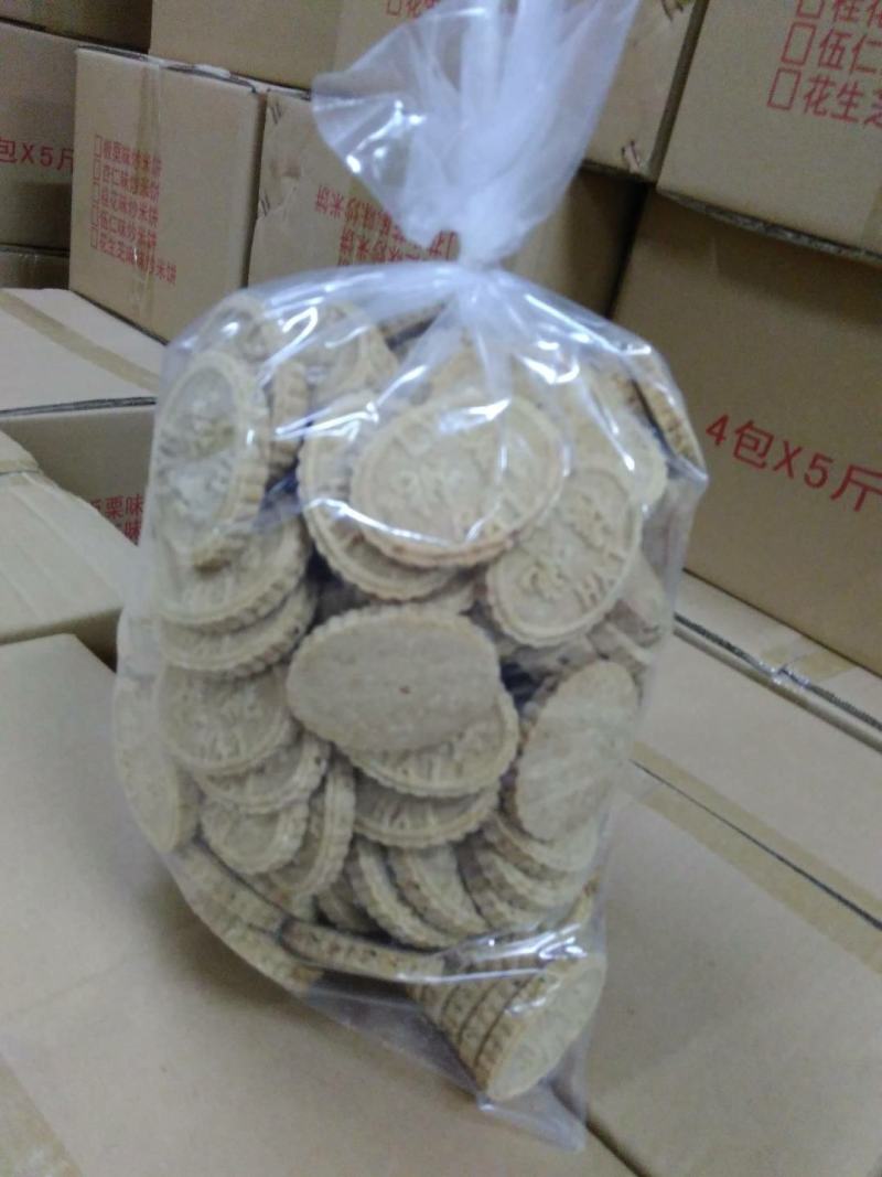 散装板栗米饼杏仁客家米饼芝麻花生炒米饼粗粮米饼等