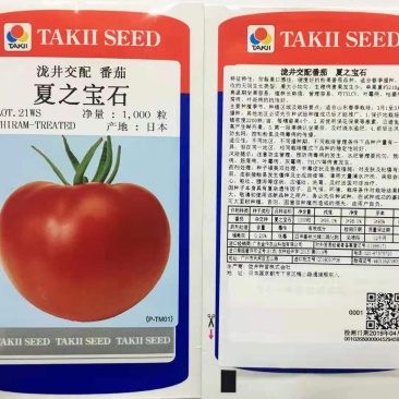 原装进口日本泷井公司夏之宝石番茄种子