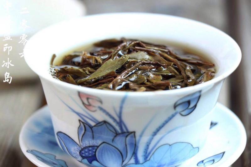 【中茶蓝印2006年冰岛王】普洱茶生茶饼古树纯料冰岛产区