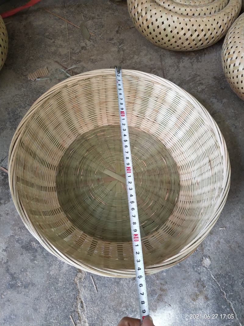 竹编竹制品大号碗篮竹青皮精编水果篮洗菜篮子零食收纳篮