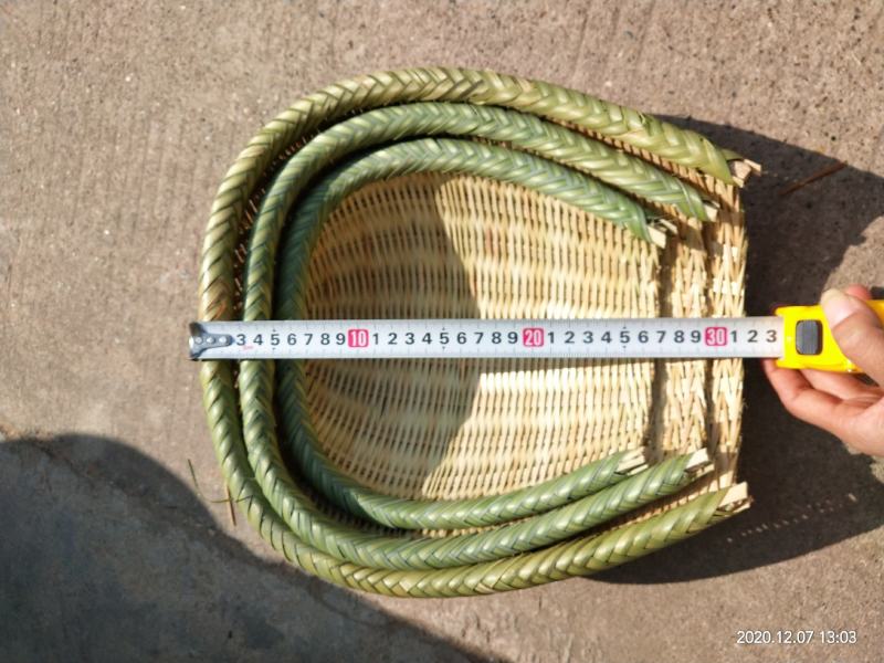广西竹编竹制品竹青皮包边筲箕畚箕撮箕畚斗洗菜篮