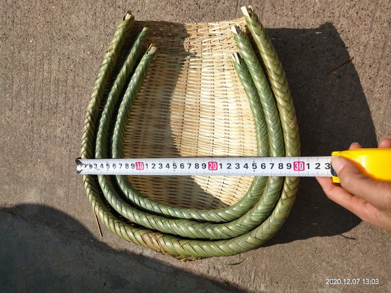 广西竹编竹制品竹青皮包边筲箕畚箕撮箕畚斗洗菜篮