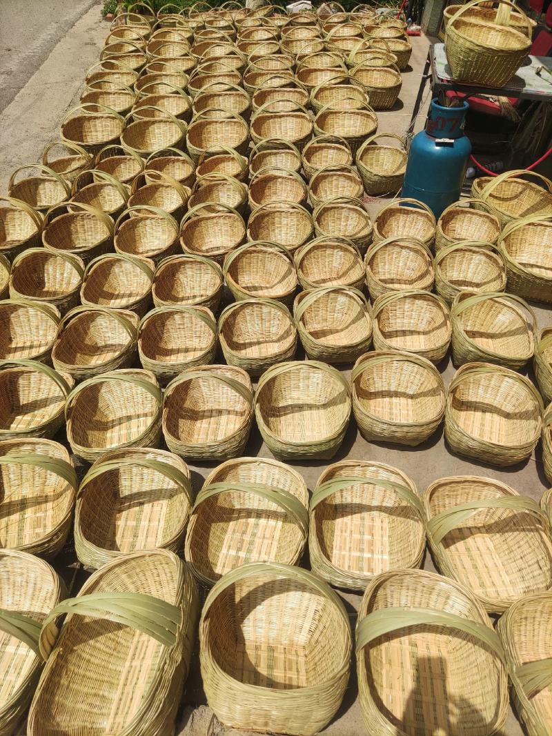 贵州竹篮收纳篮工具篮竹子提篮筐竹编手工提篮水果篮子