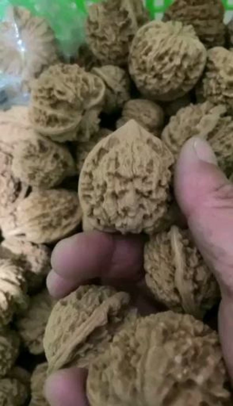文玩核桃麻核桃四座楼官帽满天星批发散货苹果园狮子头