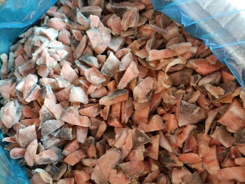 马哈鱼碎肉，宠物食品原料，深海鱼，15公斤一箱，带皮无刺