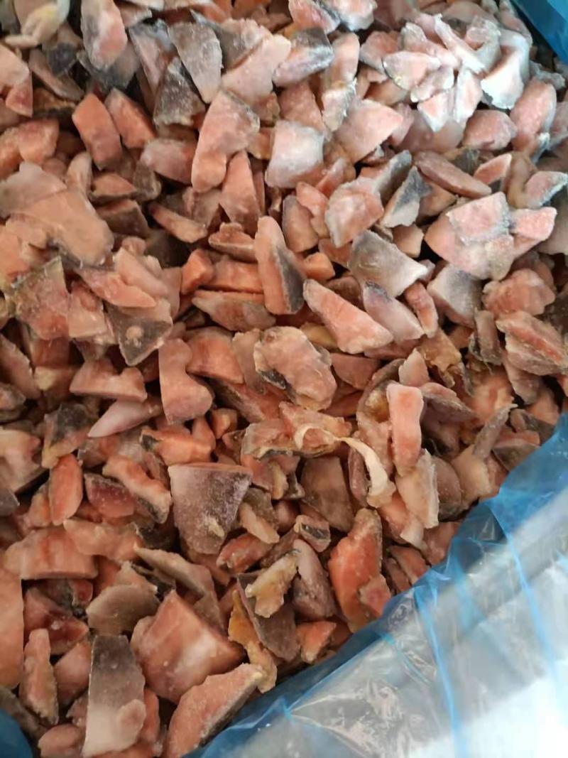 马哈鱼碎肉，宠物食品原料，深海鱼，15公斤一箱，带皮无刺