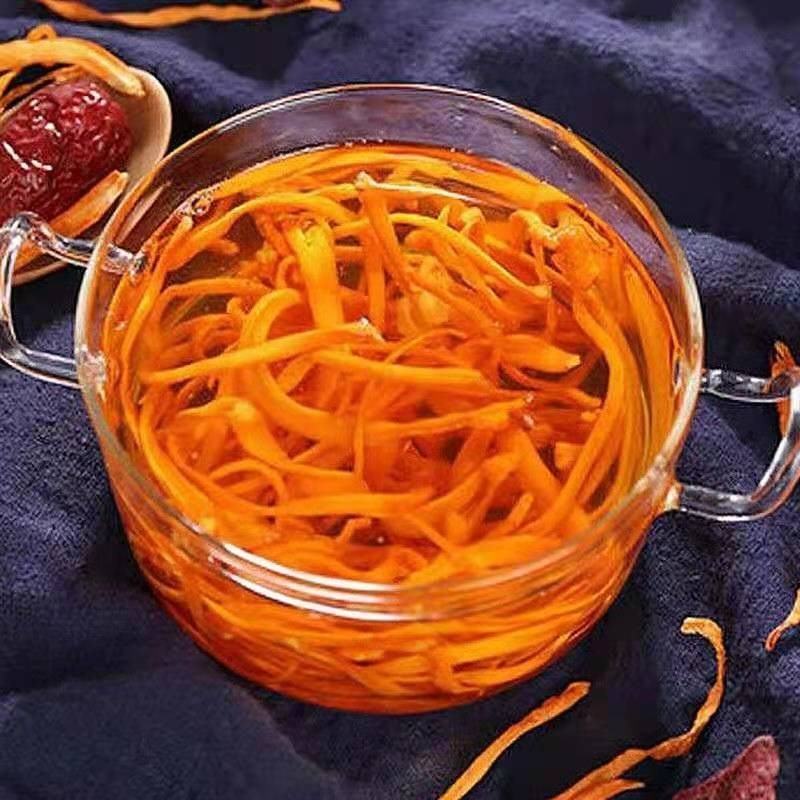 虫草花干货级特孢子头北金蛹虫草增鲜滋补生煲汤食材六斤包邮