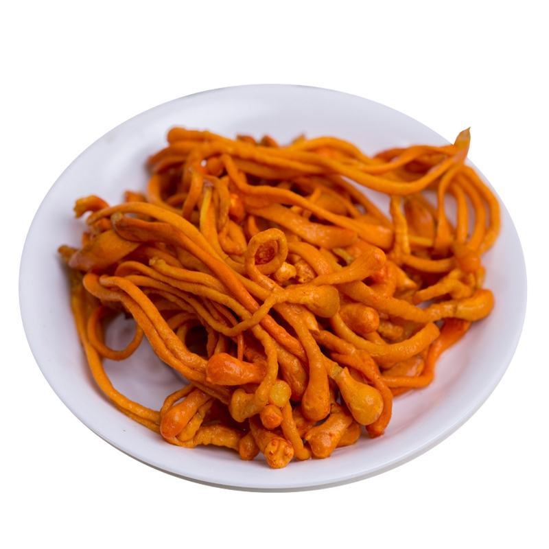 虫草花干货级特孢子头北金蛹虫草增鲜滋补生煲汤食材六斤包邮