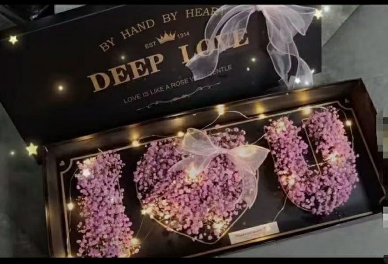 吸色满天星Iloveyou礼盒七夕情人节送老婆一件代发