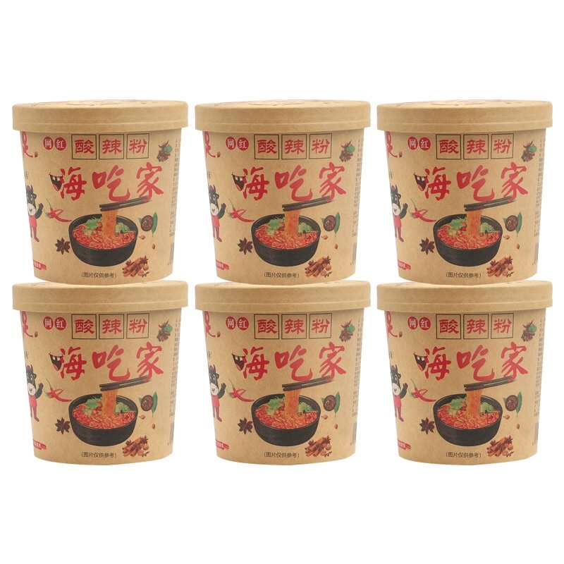 网红重庆酸辣粉嗨吃家好吃停不下来