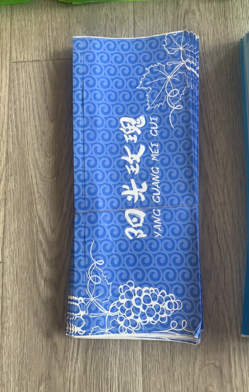 全新中文款阳光玫瑰晴王葡萄包装袋