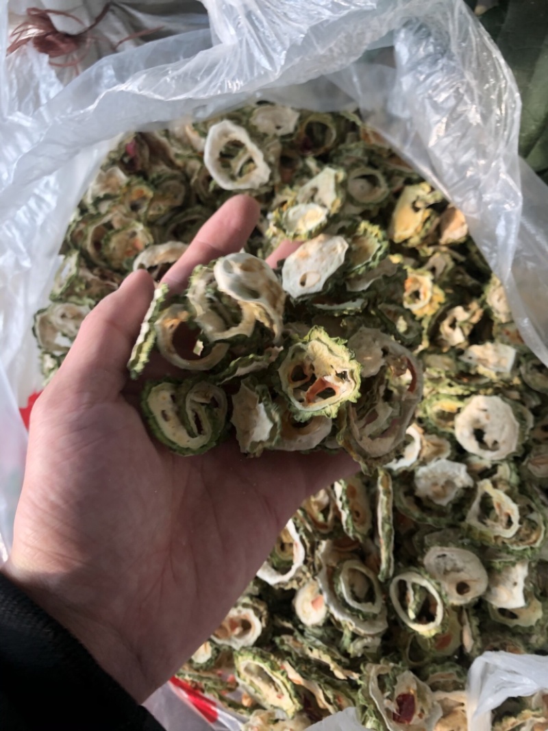 晒干苦瓜片，精选晒干苦瓜片，年产量100吨以上，以质论价